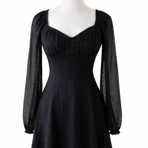 🖤 NWT Hollister Black Long Sleeve Dress | Size Small